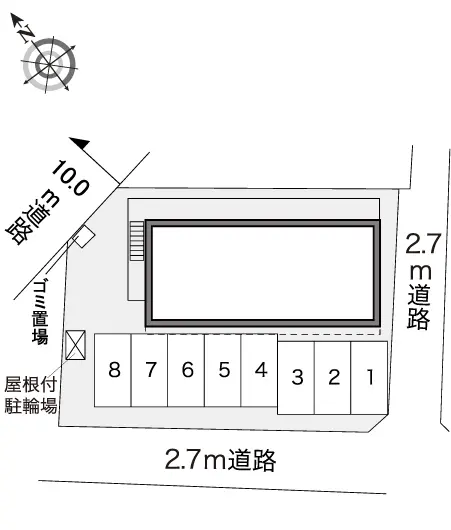 ★手数料０円★富士吉田市ときわ台１丁目　月極駐車場（LP）